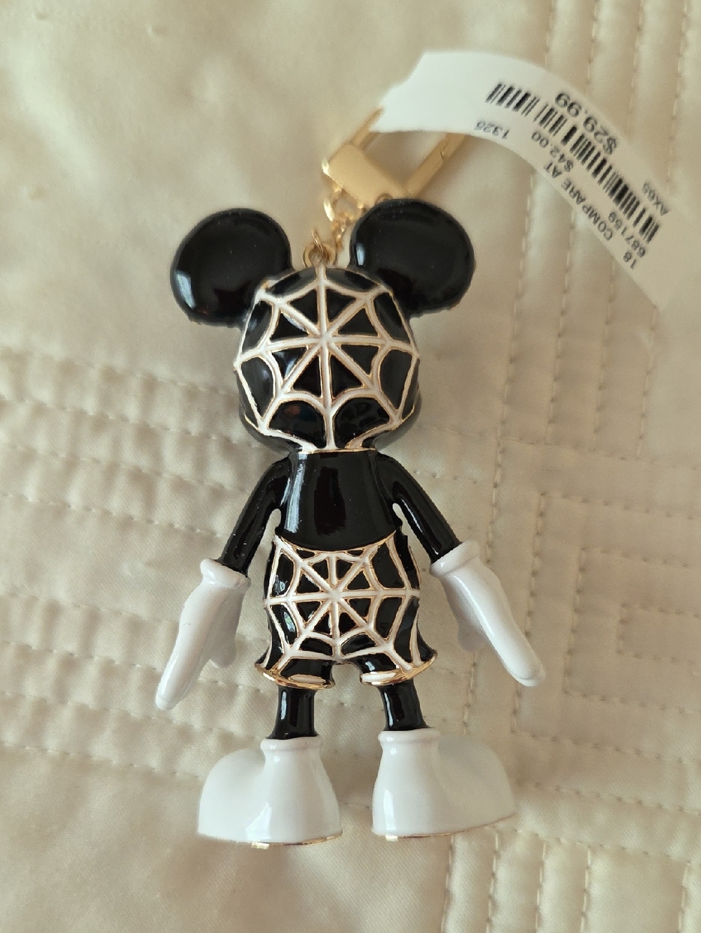 Baublebar Disney Mickey Spiderweb Keychain - Picture 3 of 6